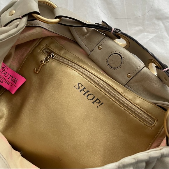 Large Juicy Couture Leather Hobo - Picture 5 of 7